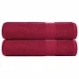 Toallas de mano 2 uds 100% algodón burdeos 50x100 cm 360 gsm de , Toallas - Ref: Foro24-136734, Precio: 18,91 €, Descuento: %