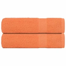 Toallas de mano 2 uds naranja 50x100 cm 360 gsm 100% algodón de , Toallas - Ref: Foro24-136902, Precio: 15,43 €, Descuento: %