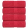 Toallas 4 uds 100% algodón rojo 30x30 cm 360 gsm de , Toallas - Ref: Foro24-136921, Precio: 12,84 €, Descuento: %