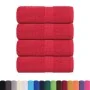 Toallas 4 uds 100% algodón rojo 30x30 cm 360 gsm de , Toallas - Ref: Foro24-136921, Precio: 12,84 €, Descuento: %