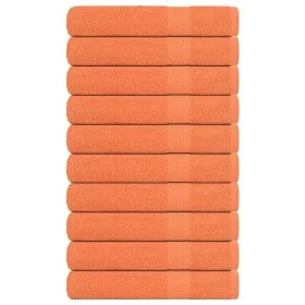 Toallas 10 uds 100% algodón naranja 100x200 cm 600 gsm de , Toallas - Ref: Foro24-136916, Precio: 129,99 €, Descuento: %