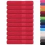 Toallas 10 uds rojo 100x200 cm 360 gsm 100% algodón de , Toallas - Ref: Foro24-136940, Precio: 129,99 €, Descuento: %