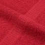 Toallas 10 uds rojo 100x200 cm 360 gsm 100% algodón de , Toallas - Ref: Foro24-136940, Precio: 129,99 €, Descuento: %
