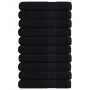 Toallas de sauna 10 uds 100% algodón negro 80x200 cm 360 gsm de , Toallas - Ref: Foro24-136961, Precio: 115,88 €, Descuento: %