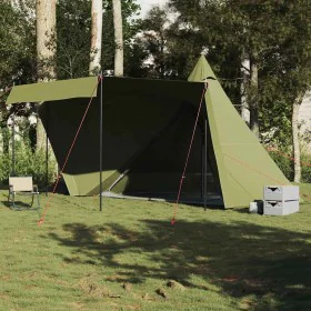 Tienda campaña familiar tipi 6 personas impermeable verde oliva de , Tiendas de campaña - Ref: Foro24-4009449, Precio: 210,08...