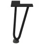 Patas de mesa tipo horquilla 4 uds acero macizo negro 20 cm de , Patas para mesas - Ref: Foro24-4012412, Precio: 33,46 €, Des...