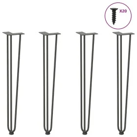 Patas de mesa tipo horquilla 4 uds acero macizo antracita 72 cm de , Patas para mesas - Ref: Foro24-4012446, Precio: 69,94 €,...