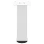 Patas para mesa de centro 4 uds acero blanco 42-44 cm de , Patas para mesas - Ref: Foro24-4012465, Precio: 67,02 €, Descuento: %