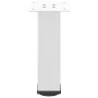 Patas para mesa de centro 4 uds acero blanco 42-44 cm de , Patas para mesas - Ref: Foro24-4012465, Precio: 67,02 €, Descuento: %