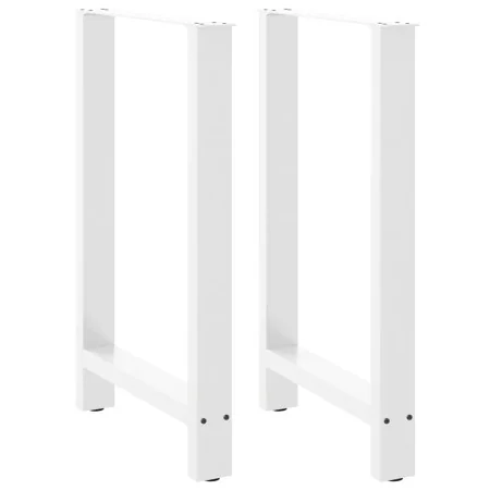 Patas de mesa de centro acero blanco 2 uds 60x(90-91) cm de , Patas para mesas - Ref: Foro24-4013333, Precio: 95,64 €, Descue...