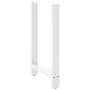Patas de mesa de centro acero blanco 2 uds 60x(90-91) cm de , Patas para mesas - Ref: Foro24-4013333, Precio: 95,64 €, Descue...