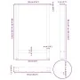 Patas de mesa de centro acero blanco 2 uds 60x(90-91) cm de , Patas para mesas - Ref: Foro24-4013333, Precio: 95,64 €, Descue...