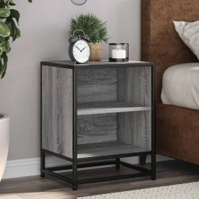 Mesitas noche 2 uds madera ingeniería gris sonoma 40x31x50 cm by , Nightstands - Ref: Foro24-848706, Price: 63,77 €, Discount: %