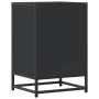 Mesita de noche madera ingeniería negro 40x34,5x60 cm metal de , Mesitas de noche - Ref: Foro24-848719, Precio: 64,13 €, Desc...