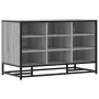 Banco zapatero madera de ingeniería gris sonoma 84x40x53,5 cm de , Bancos para recibidores y almacenamiento - Ref: Foro24-849...
