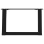 Patas de mesa de centro forma U 2uds acero negro 40x(30-31) cm de , Patas para mesas - Ref: Foro24-4012740, Precio: 63,39 €, ...
