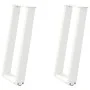 Patas de mesa consola forma U 2 uds acero blanco 28x(72-73) cm de , Patas para mesas - Ref: Foro24-4012777, Precio: 66,86 €, ...