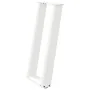 Patas de mesa consola forma U 2 uds acero blanco 28x(72-73) cm de , Patas para mesas - Ref: Foro24-4012777, Precio: 66,86 €, ...