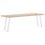 Patas de mesa consola forma U 2 uds acero blanco 28x(72-73) cm de , Patas para mesas - Ref: Foro24-4012777, Precio: 66,86 €, ...