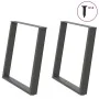 Patas para mesa comedor forma U 2uds antracita 70x(72-73) cm de , Patas para mesas - Ref: Foro24-4012794, Precio: 89,83 €, De...