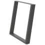 Patas para mesa comedor forma U 2uds antracita 70x(72-73) cm de , Patas para mesas - Ref: Foro24-4012794, Precio: 89,83 €, De...