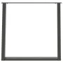 Patas para mesa comedor forma U 2uds antracita 70x(72-73) cm de , Patas para mesas - Ref: Foro24-4012794, Precio: 89,83 €, De...