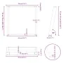 Patas para mesa comedor forma U 2uds antracita 70x(72-73) cm de , Patas para mesas - Ref: Foro24-4012794, Precio: 89,83 €, De...