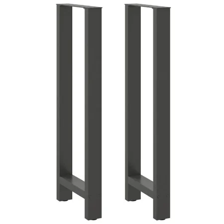 Patas de mesa de centro acero antracita 2 uds 40x(110-111) cm de , Patas para mesas - Ref: Foro24-4013350, Precio: 112,45 €, ...