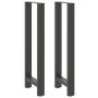 Patas de mesa de centro acero antracita 2 uds 40x(110-111) cm de , Patas para mesas - Ref: Foro24-4013350, Precio: 112,45 €, ...