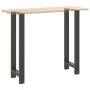 Patas de mesa de centro acero antracita 2 uds 40x(110-111) cm de , Patas para mesas - Ref: Foro24-4013350, Precio: 112,45 €, ...