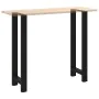 Patas de mesa de centro acero negro 2 uds 50x(110-111) cm de , Patas para mesas - Ref: Foro24-4013352, Precio: 109,24 €, Desc...