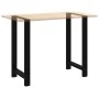 Patas de mesa de centro acero negro 2 uds 60x(100-101) cm de , Patas para mesas - Ref: Foro24-4013344, Precio: 98,83 €, Descu...