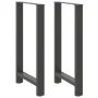 Patas de mesa de centro acero antracita 2 uds 60x(100-101) cm de , Patas para mesas - Ref: Foro24-4013346, Precio: 107,27 €, ...