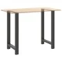 Patas de mesa de centro acero antracita 2 uds 60x(100-101) cm de , Patas para mesas - Ref: Foro24-4013346, Precio: 107,27 €, ...
