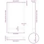 Patas de mesa de centro acero antracita 2 uds 60x(100-101) cm de , Patas para mesas - Ref: Foro24-4013346, Precio: 107,27 €, ...