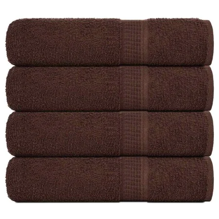 Toallas de ducha 4 uds 100% algodón marrón 70x140 cm 360 gsm de , Toallas - Ref: Foro24-136762, Precio: 36,86 €, Descuento: %