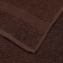 Toallas de ducha 4 uds 100% algodón marrón 70x140 cm 360 gsm de , Toallas - Ref: Foro24-136762, Precio: 36,86 €, Descuento: %