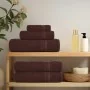 Toallas de sauna 10 uds 100% algodón marrón 80x200 cm 360 gsm de , Toallas - Ref: Foro24-136769, Precio: 106,71 €, Descuento: %
