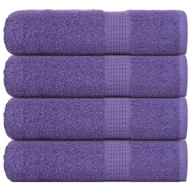 Toallas de baño 4 uds morado 100x150 cm 360 gsm 100% algodón de , Toallas - Ref: Foro24-136885, Precio: 45,81 €, Descuento: %