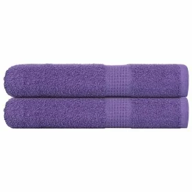 Toallas de sauna 2 uds 100% algodón morado 80x200 cm 360 gsm de , Toallas - Ref: Foro24-136887, Precio: 29,85 €, Descuento: %
