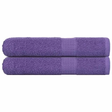 Toallas de sauna 2 uds 100% algodón morado 80x200 cm 360 gsm de , Toallas - Ref: Foro24-136887, Precio: 29,85 €, Descuento: %