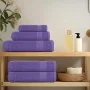 Toallas de sauna 2 uds 100% algodón morado 80x200 cm 360 gsm de , Toallas - Ref: Foro24-136887, Precio: 29,85 €, Descuento: %