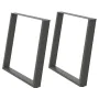 Patas para mesa comedor forma U 2uds antracita 100x(72-73) cm de , Patas para mesas - Ref: Foro24-4012806, Precio: 107,58 €, ...