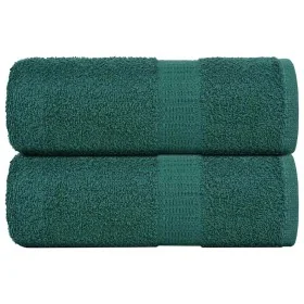 Toallas de visita 2 uds verde 30x50 cm 360 gsm 100% algodón de , Toallas - Ref: Foro24-136851, Precio: 11,99 €, Descuento: %
