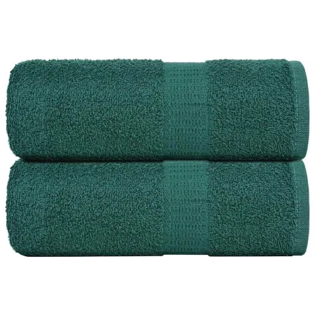 Toallas de visita 2 uds verde 30x50 cm 360 gsm 100% algodón de , Toallas - Ref: Foro24-136851, Precio: 11,99 €, Descuento: %
