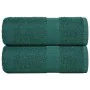 Toallas de visita 2 uds verde 30x50 cm 360 gsm 100% algodón de , Toallas - Ref: Foro24-136851, Precio: 11,99 €, Descuento: %