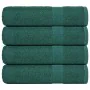 Toallas de ducha 4 uds 100% algodón verde 70x140 cm 360 gsm de , Toallas - Ref: Foro24-136858, Precio: 35,01 €, Descuento: %