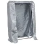 Leñero con protector de lluvia 100x25x150 cm acero galvanizado de , Bolsas y soportes de leña - Ref: Foro24-4100708, Precio: ...
