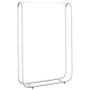 Leñero con protector de lluvia 100x25x150 cm acero galvanizado de , Bolsas y soportes de leña - Ref: Foro24-4100708, Precio: ...