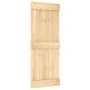 Puerta corredera con herrajes madera maciza de pino 80x210 cm by , Doors - Ref: Foro24-3332653, Price: 174,70 €, Discount: %